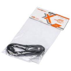 Дата кабель Maxxter USB 2.0 AM/AF 1.0m Фото 1