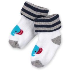 Носки детские Luvena Fortuna з малюнком блакитні Фото