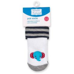 Носки детские Luvena Fortuna з малюнком блакитні Фото 1