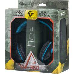Наушники Gemix W-360 black-blue Фото 9