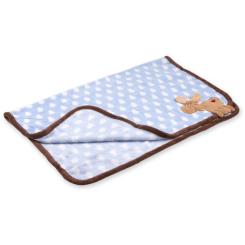 Одеяло детское Luvable Friends с рисунком животных для мальчиков Фото 2