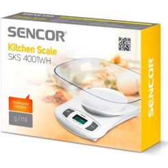 Весы кухонные Sencor SKS4001WH Фото 4