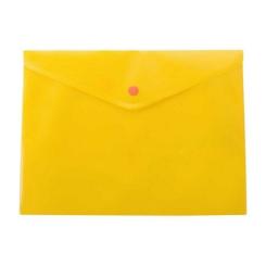Папка - конверт Buromax А5, with a button, yellow Фото
