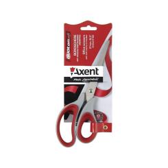 Ножницы Axent Duoton Soft, 21 см, gray-red Фото 1