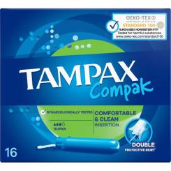 Тампоны Tampax Compak Super с апликатором 16 шт. Фото 2