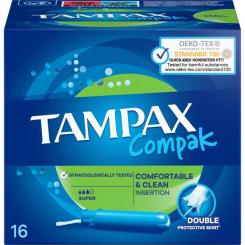 Тампоны Tampax Compak Super с апликатором 16 шт. Фото 3