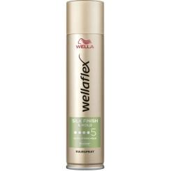 Лак для волос WellaFlex Silk Finish & Hold 5 Ultra Strong Hold 400 мл Фото