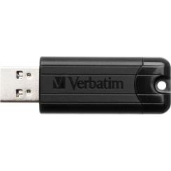 USB флеш накопитель Verbatim 32GB PinStripe Black USB 3.0 Фото 1