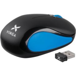 Мышка Vinga MSW-907 black - blue Фото 1