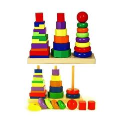 Развивающая игрушка Viga Toys Пирамидка Фото 1