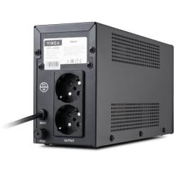 Источник бесперебойного питания Vinga LED 600VA metal case Фото 2