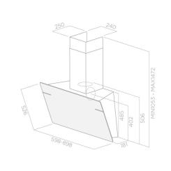 Вытяжка кухонная Elica LESSENZA WH/A/90 Фото 1
