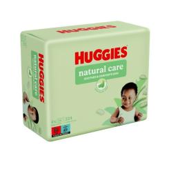 Детские влажные салфетки Huggies Natural Care 56 х 4 шт Фото