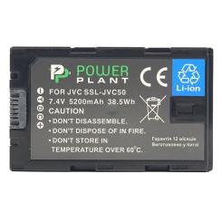 Аккумулятор к фото/видео PowerPlant JVC SSL-JVC50, 5200mAh Фото 1