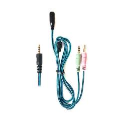 Наушники REAL-EL GDX-7500 Black/Blue Фото 7