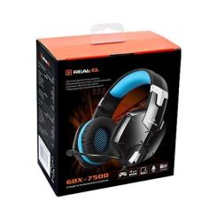 Наушники REAL-EL GDX-7500 Black/Blue Фото 8