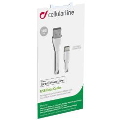 Дата кабель Cellularline USB 2.0 AM to Micro 5P 1.0m green Фото 1