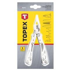Мультитул Topex 9 елементів, сріблястий Фото 1