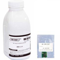Тонер IPM OKI B2200/2400 Black, 65г, +chip Фото