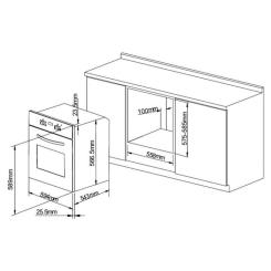 Духовой шкаф Pyramida F 80 ME GBL Фото 11