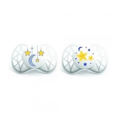 Пустышка Nuvita Air 0м+ 2 шт. светится в темноте Фото