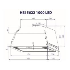 Вытяжка кухонная Minola HBI 5622 I 1000 LED Фото 7