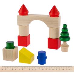 Конструктор Nic cubio деревянный 19 эл. Фото 2