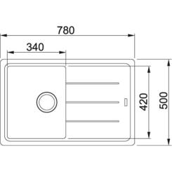 Мойка кухонная Franke BASIS BFG 611-78 Фото 1