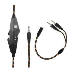 Наушники Gemix N20 White-Black-Orange Gaming Фото 3