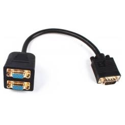 Переходник Cablexpert VGA M to 2 VGA F Фото