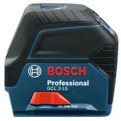 Лазерный нивелир Bosch GCL 2-15G + RM1 + кейс Фото 1