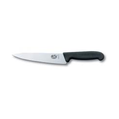 Кухонный нож Victorinox Fibrox разделочный 12 см, черный Фото