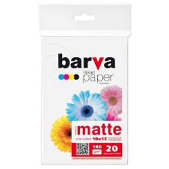 Фотобумага Barva 10x15, 180 g/m2, matt, 20арк Фото
