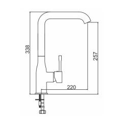 Смеситель Interline Loft new Old white Фото 1