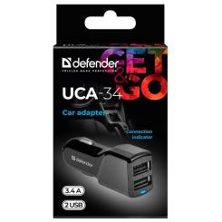 Зарядное устройство Defender UCA-34 2xUSB, 5V / 3.4A Фото 4