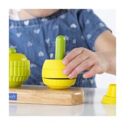 Развивающая игрушка Guidecraft Пірамідка Manipulatives Фрукти Фото 4