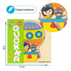 Развивающая игрушка Quokka Пазл-мозаика Воздушный шар Фото 3