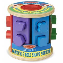 Развивающая игрушка Melissa&Doug Деревянный сортер-крутилка Фото