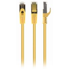Патч-корд Cablexpert 5м S/FTP Cat 6A CU LSZH yellow Фото