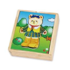 Развивающая игрушка Viga Toys Гардероб медведицы Фото 1