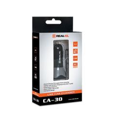 Зарядное устройство REAL-EL CA-30 black Фото 6