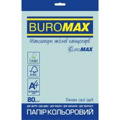 Бумага Buromax А4, 80g, PASTEL blue, 20sh, EUROMAX Фото