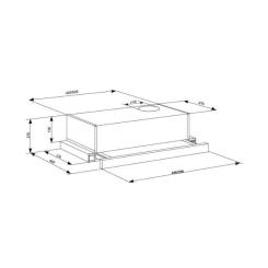 Вытяжка кухонная Eleyus LOTUS 470 50 BG Фото 8