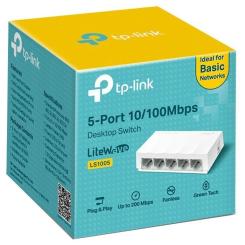 Коммутатор сетевой TP-Link LS1005 Фото 1