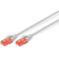 Патч-корд Digitus 2м, UTP, cat.6, CCA, grey Фото