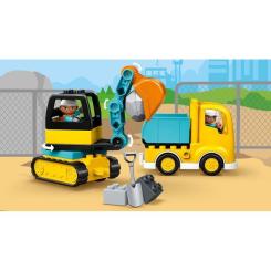 Конструктор LEGO Вантажівка і гусеничний екскаватор Фото 10