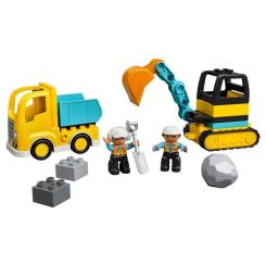 Конструктор LEGO Вантажівка і гусеничний екскаватор Фото 1