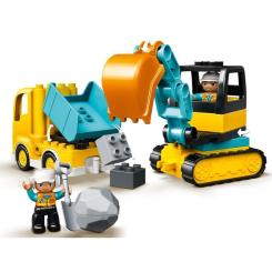 Конструктор LEGO Вантажівка і гусеничний екскаватор Фото 3
