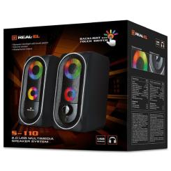 Акустическая система REAL-EL S-110 USB Black Фото 7