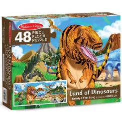 Пазл Melissa&Doug Мега "Страны динозавров", 48 элементов Фото 3